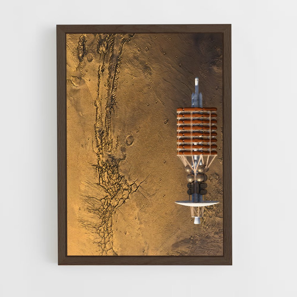 Poster Rover au Cœur de Valles Marineris – affiche Système solaire (vue 5)